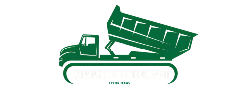 budget friendly dumpster rental Tyler TX yard cleanup logo